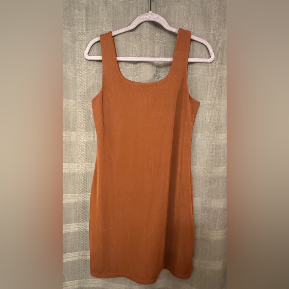 A New Day Brown Mini Dress with Chic Style